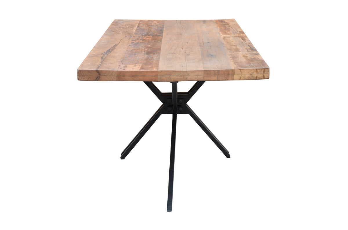 Carlton Furniture Sleeper Wood - Rectangular Dining Table with Open X Leg — product view