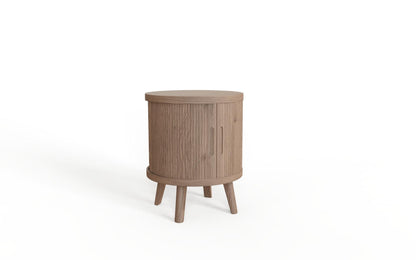Carlton Furniture Tambour - Grey Lamp Table — product view