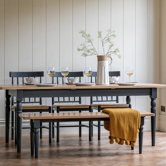 Gallery Direct Eton Dining Table in Meteor