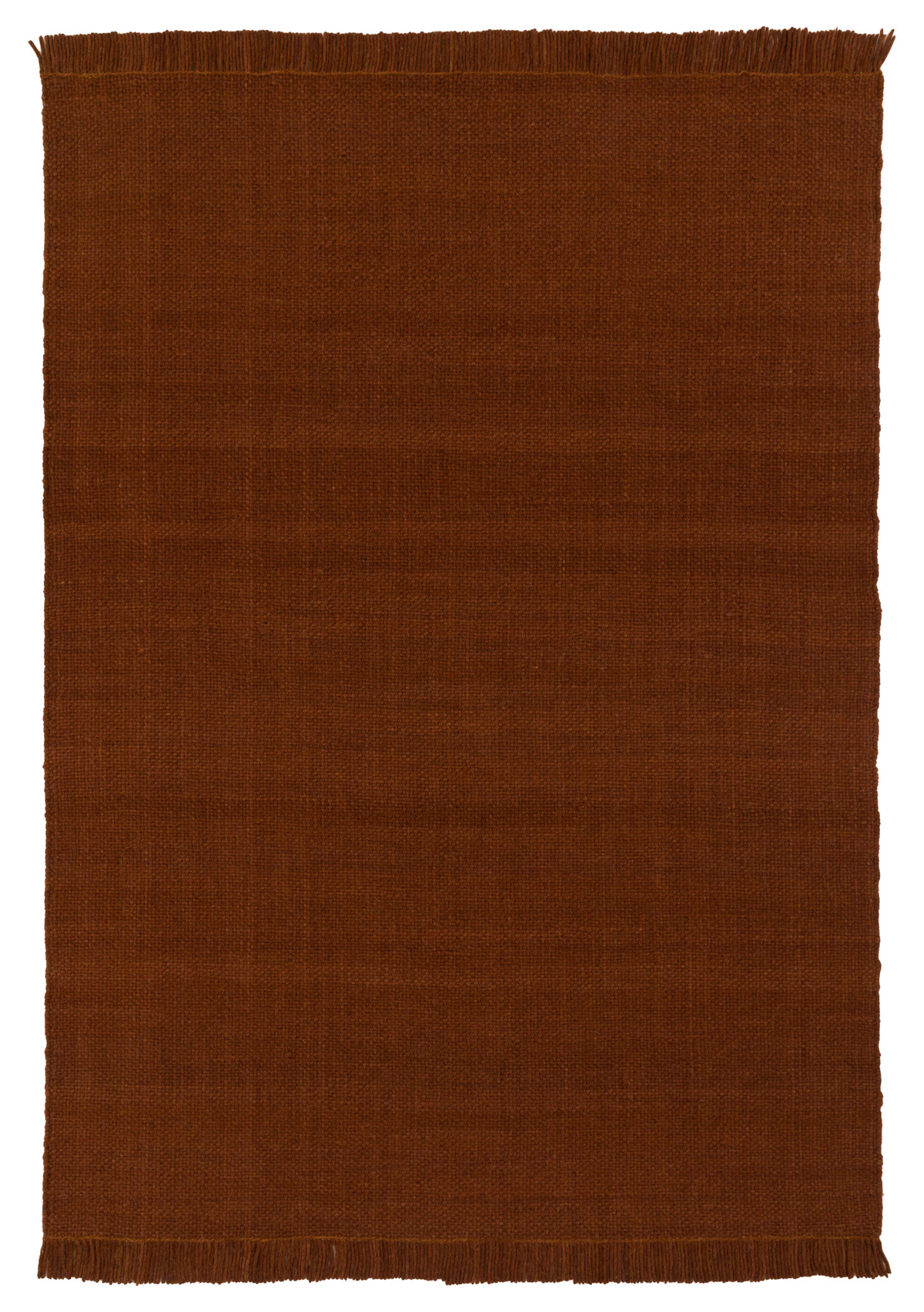 Gallery Direct Amara Rug Rust - complete front product view, 230 x 160 cm