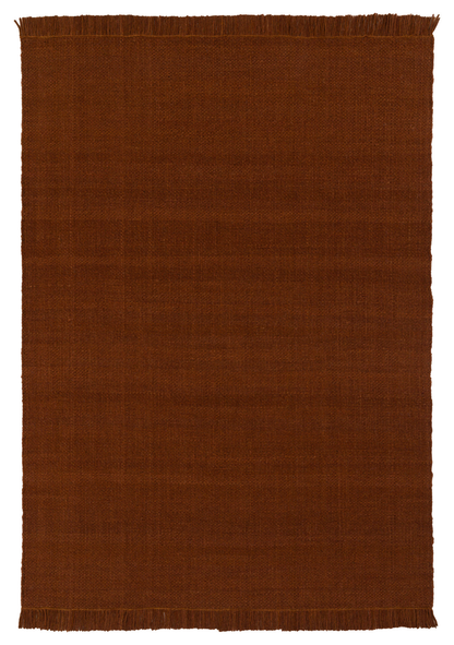 Gallery Direct Amara Rug Rust - complete front product view, 230 x 160 cm