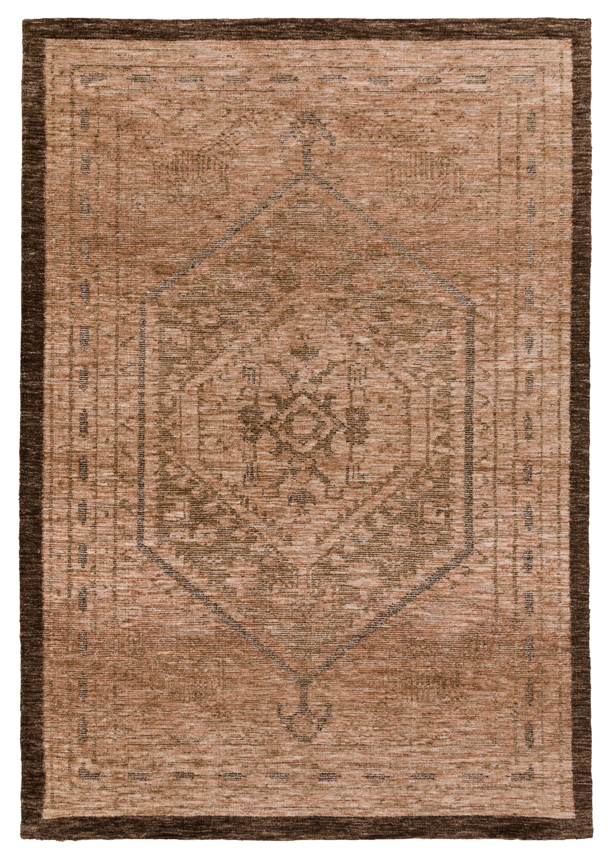 Gallery Direct Amica Rug Tan - complete front product view, 230 x 160 cm