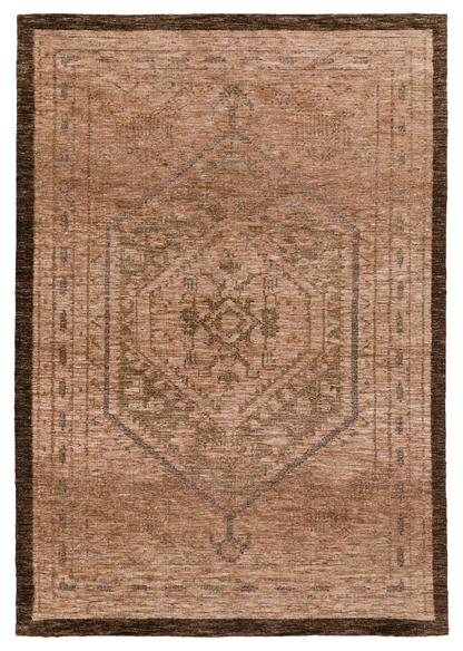 Gallery Direct Amica Rug Tan - complete front product view, 230 x 160 cm