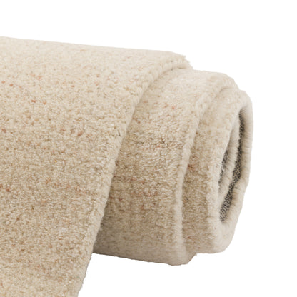 Gallery Direct Asten Rug Ivory - rolled rug showing weave and pile texture