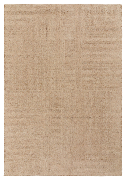 Gallery Direct Elara Rug Sand - complete front product view, 290 x 200 cm