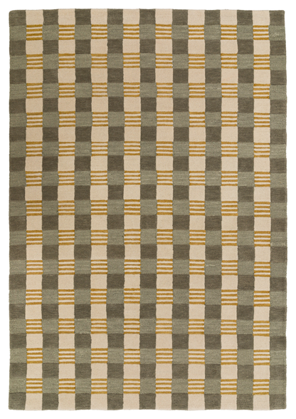 Gallery Direct Lezo Geo Rug Teal - complete front product view, 290 x 200 cm