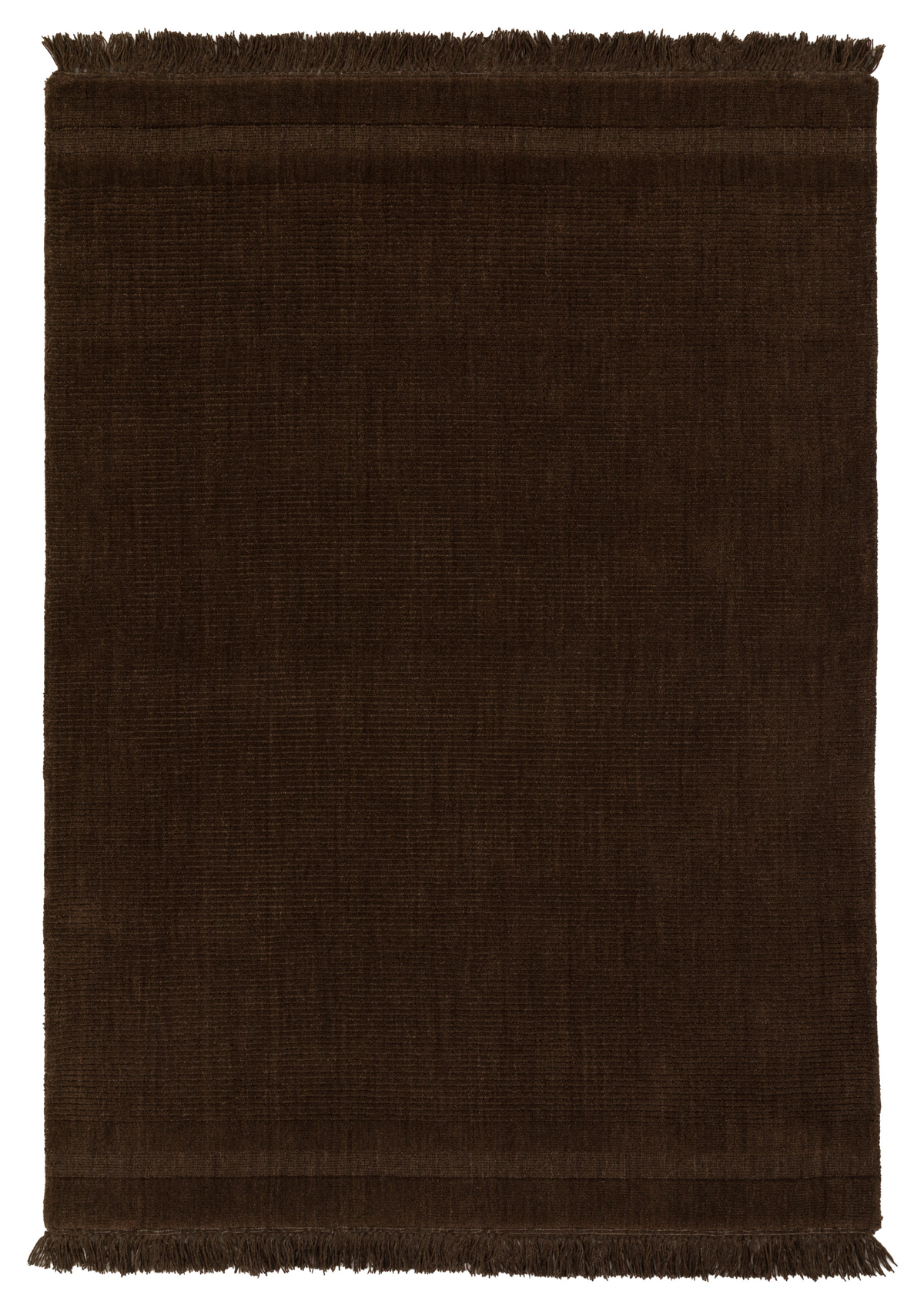 Gallery Direct Malin Rug Chocolate - complete front product view, 290 x 200 cm