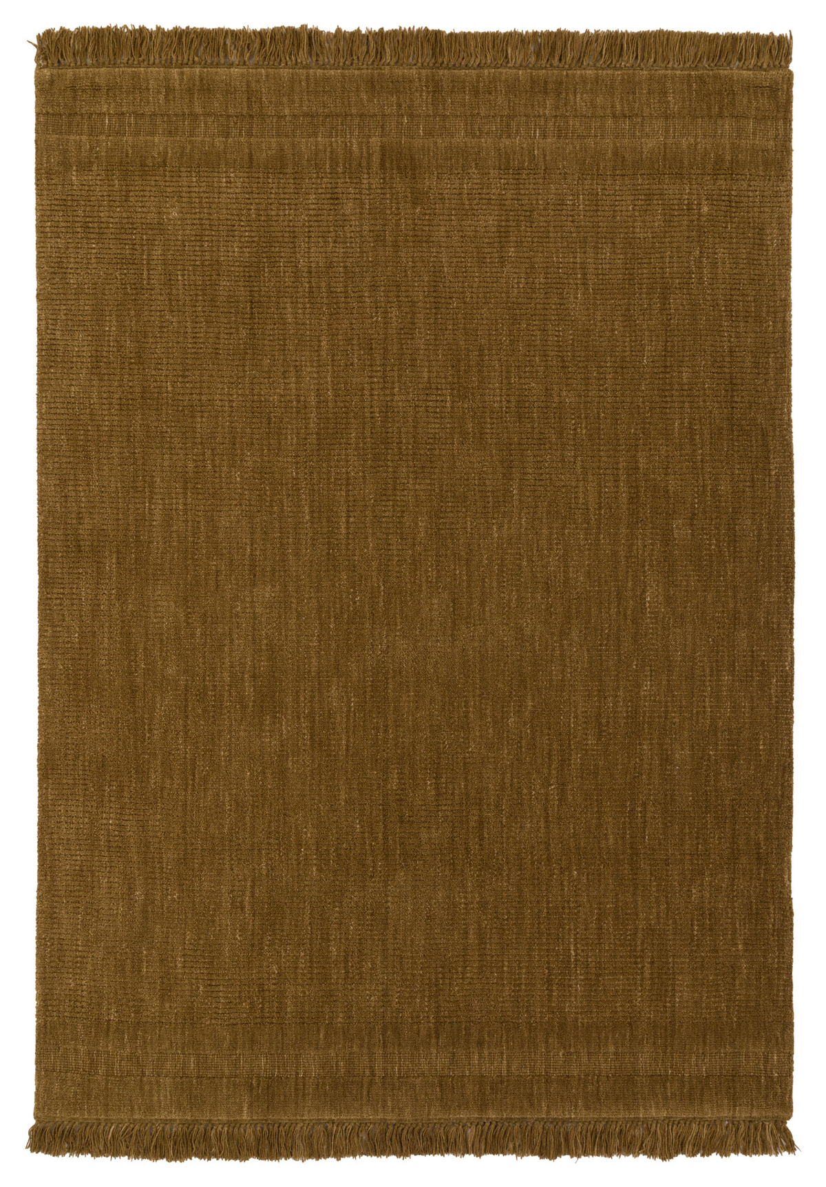 Gallery Direct Malin Rug Olive - complete front product view, 230 x 160 cm