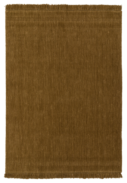 Gallery Direct Malin Rug Olive - complete front product view, 230 x 160 cm