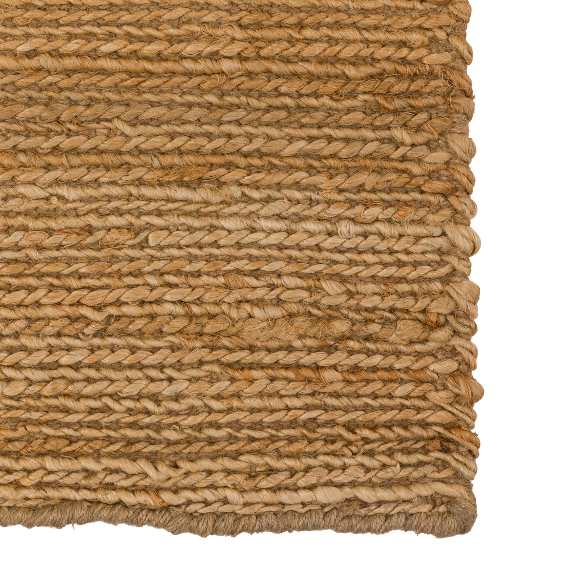 Gallery Direct Maris Rug Natural - corner and edge showing woven texture and finishing