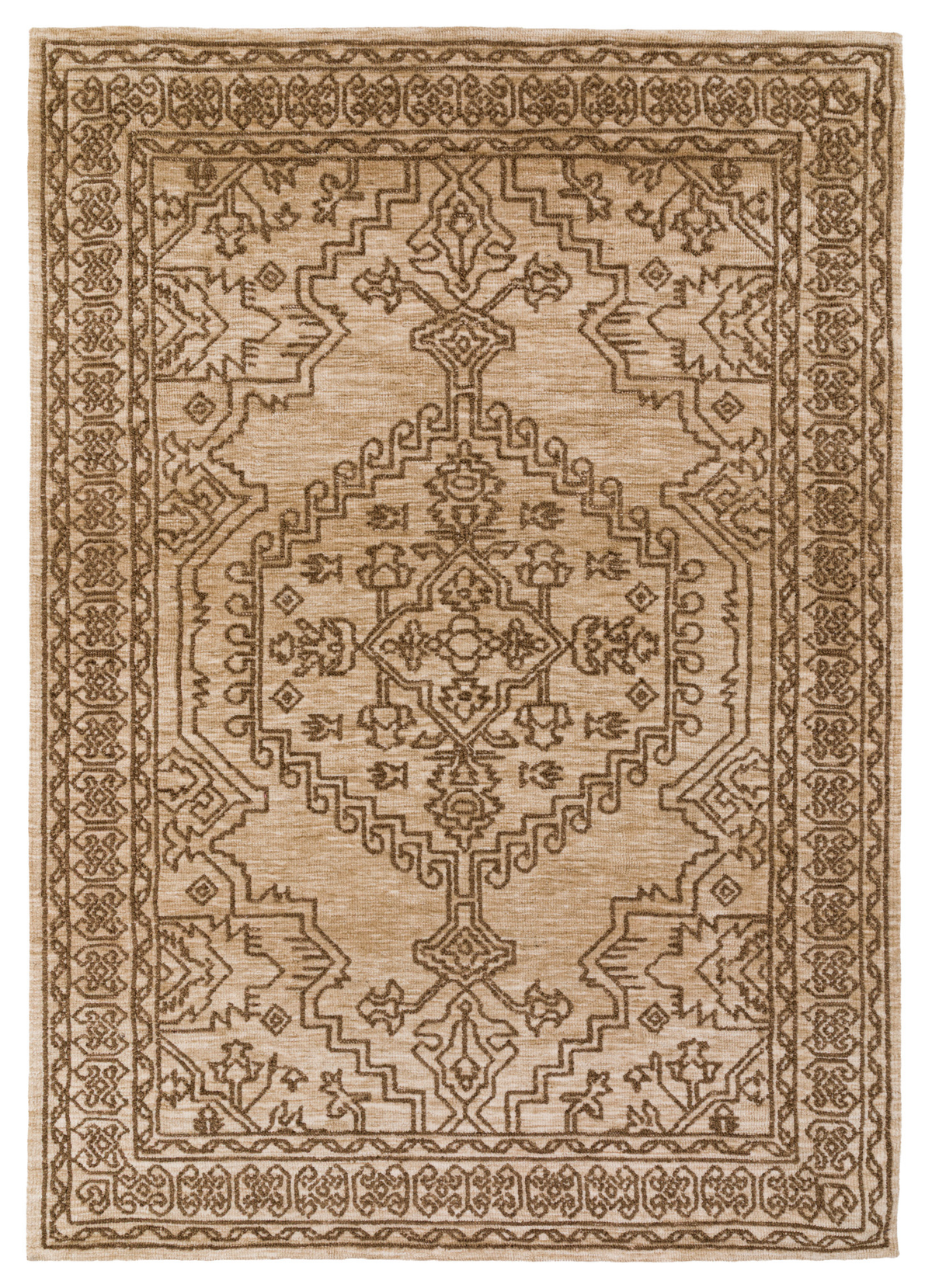 Gallery Direct Orla Rug Mocha - complete front product view, 230 x 160 cm