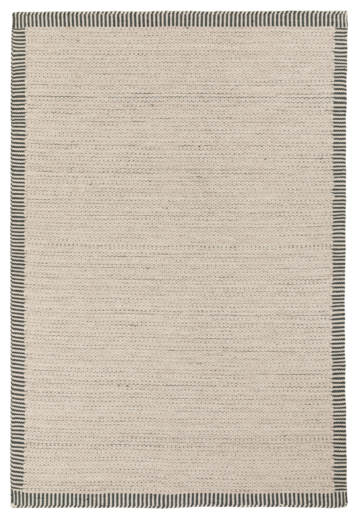 Gallery Direct Valena Border Rug Ecru - complete front product view, 230 x 160 cm