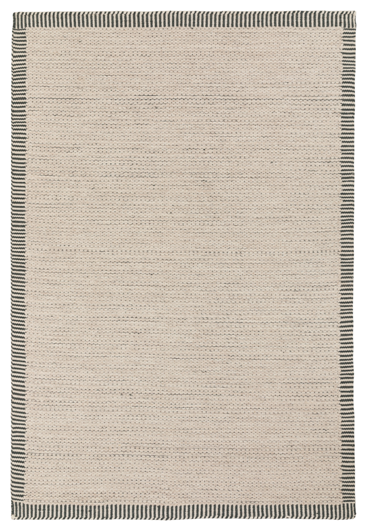 Gallery Direct Valena Border Rug Ecru - complete front product view, 290 x 200 cm