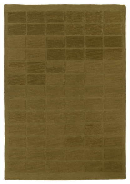 Gallery Direct Virelle Rug Olive - complete front product view, 290 x 200 cm