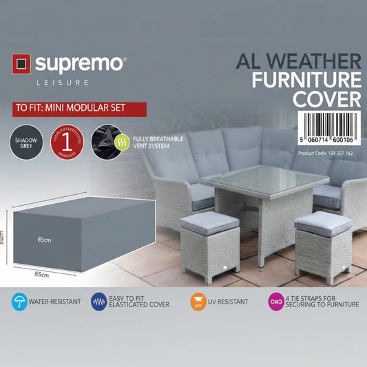 Supremo Catalan Mini Modular Set Furniture Cover – grey