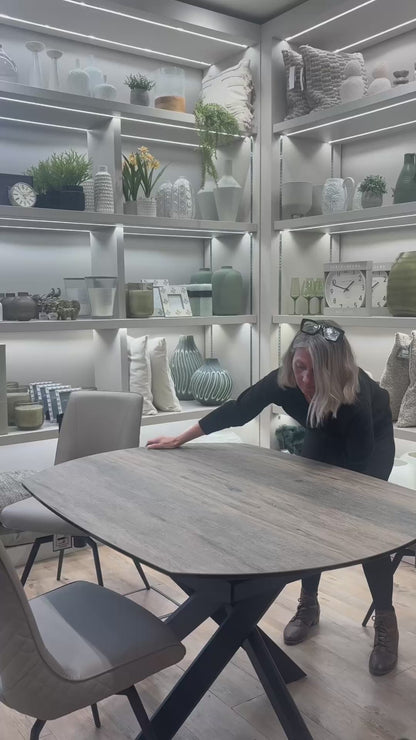 Carlton Furniture Milan Small Extending Dining Table