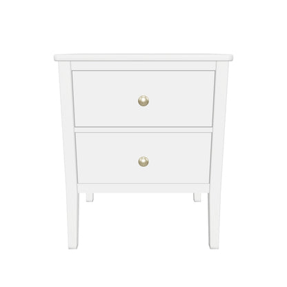 Gallery Direct Acton 2 Drawer Bedside in White