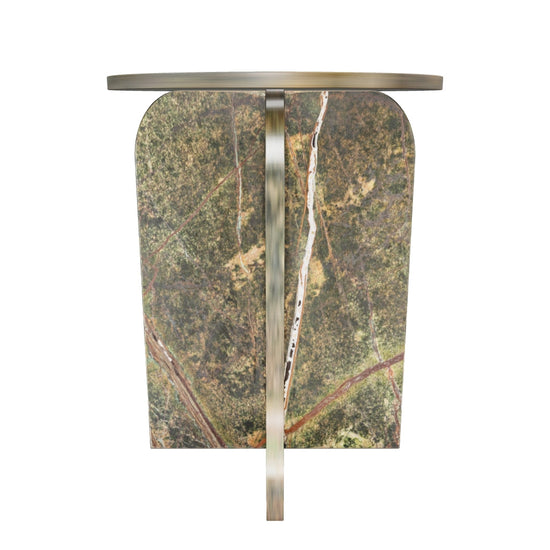 amalfi-side-table-ember — photo-based approximate private review; nominal dimensions 400 × 400 × 500mm