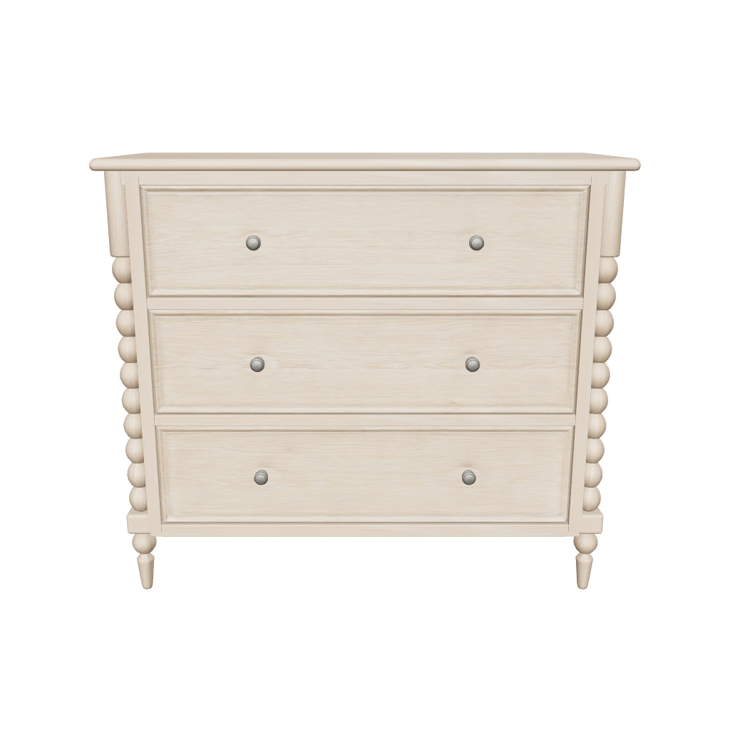 Approximate photo-guided Artisan 3 Drawer Chest, 102 x 45 x 90 cm; no lifestyle props.
