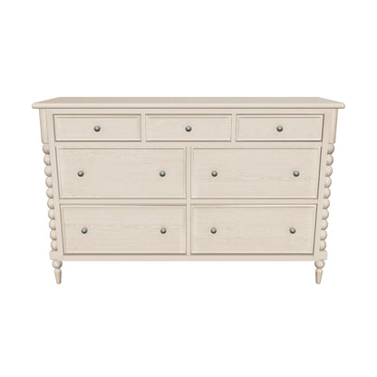 Photo-based approximate Artisan seven-drawer chest, nominal 140 x 45 x 90 cm. Review sample.