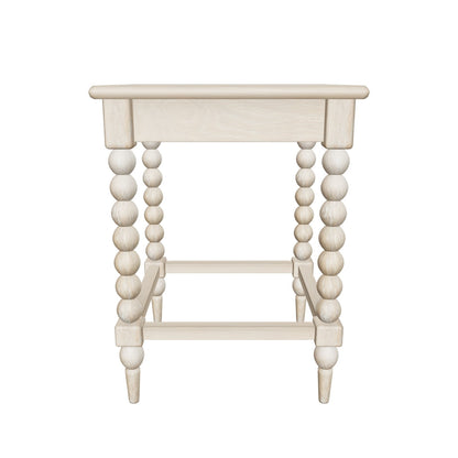 Photo-based approximate Artisan side-table; nominal product dimensions, review sample.