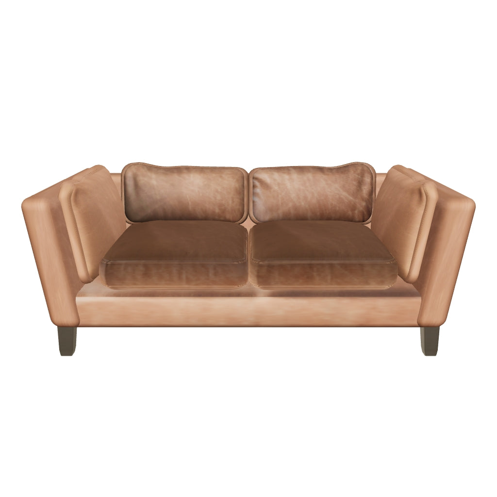 Gallery Direct Ebury 2 Seat Sofa - approximate photo-guided private 3D review, no scatter cushions