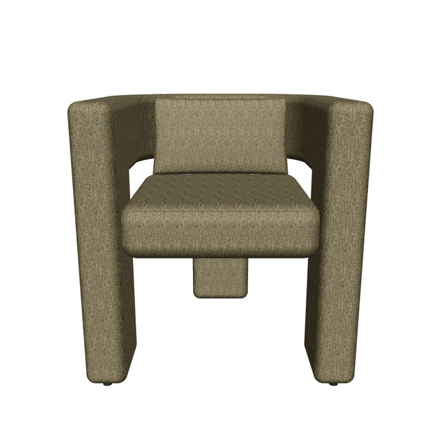 Gallery Direct Arezzo armchair in green — 3D view