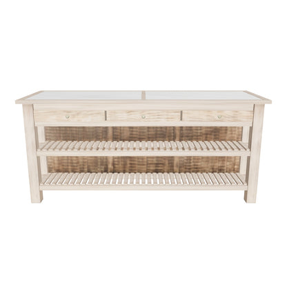 Gallery Direct Vancouver Kitchen Island (Large) — approximate photo-guided AR model