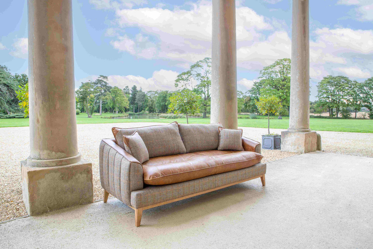Vintage Sofa Company Burlington 2 Seater Sofa Hunting Lodge â€” lifestyle setting