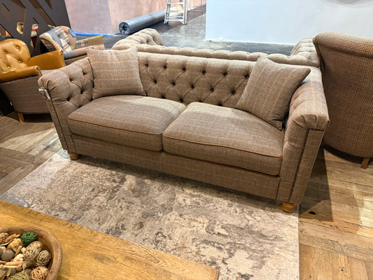 Vintage Sofa Company Eyam 2 Seater Sofa in Harrington Tweed — lifestyle setting