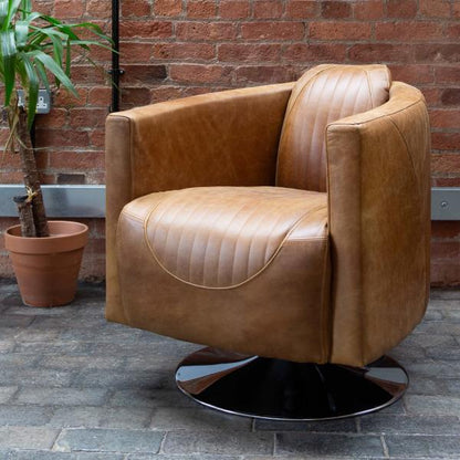 Vintage Sofa Company Spitfire Rocket Swivel Armchair supplier view 3