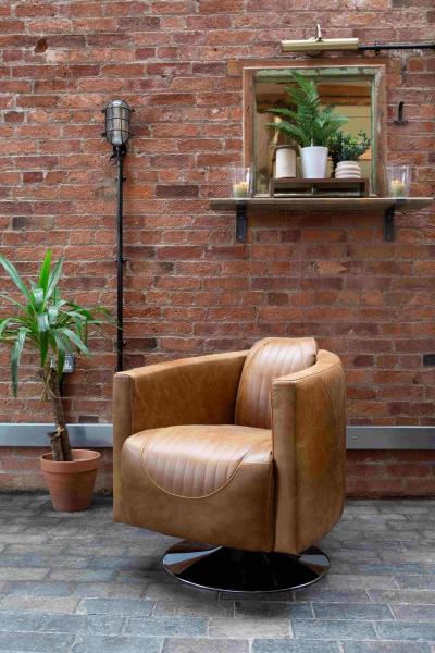 Vintage Sofa Company Spitfire Rocket Swivel Armchair supplier view 4
