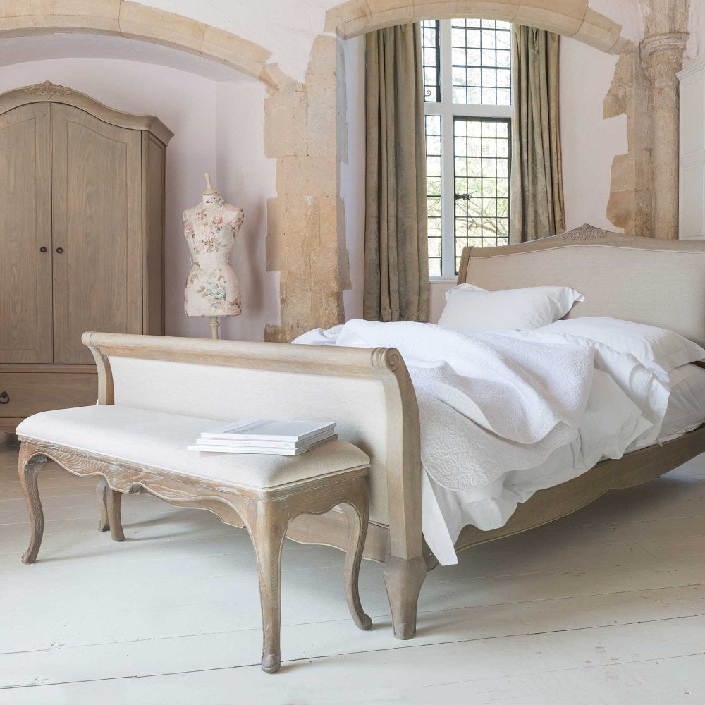 Willis & Gambier Camille King Size High End Sleigh Bed