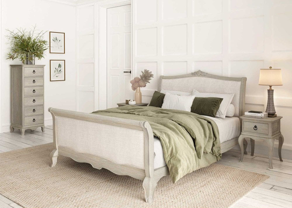 Willis & Gambier Camille King Size High End Sleigh Bed