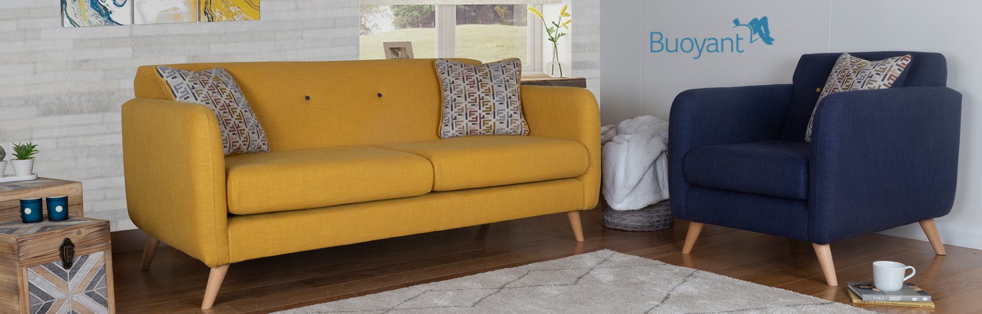 Banner on sale sofa set