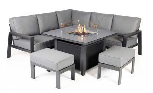 Supremo Melbury Mini Modular Set with Fire Pit Table | Shackletons Supremo Melbury Mini Modular Set with Fire Pit Table