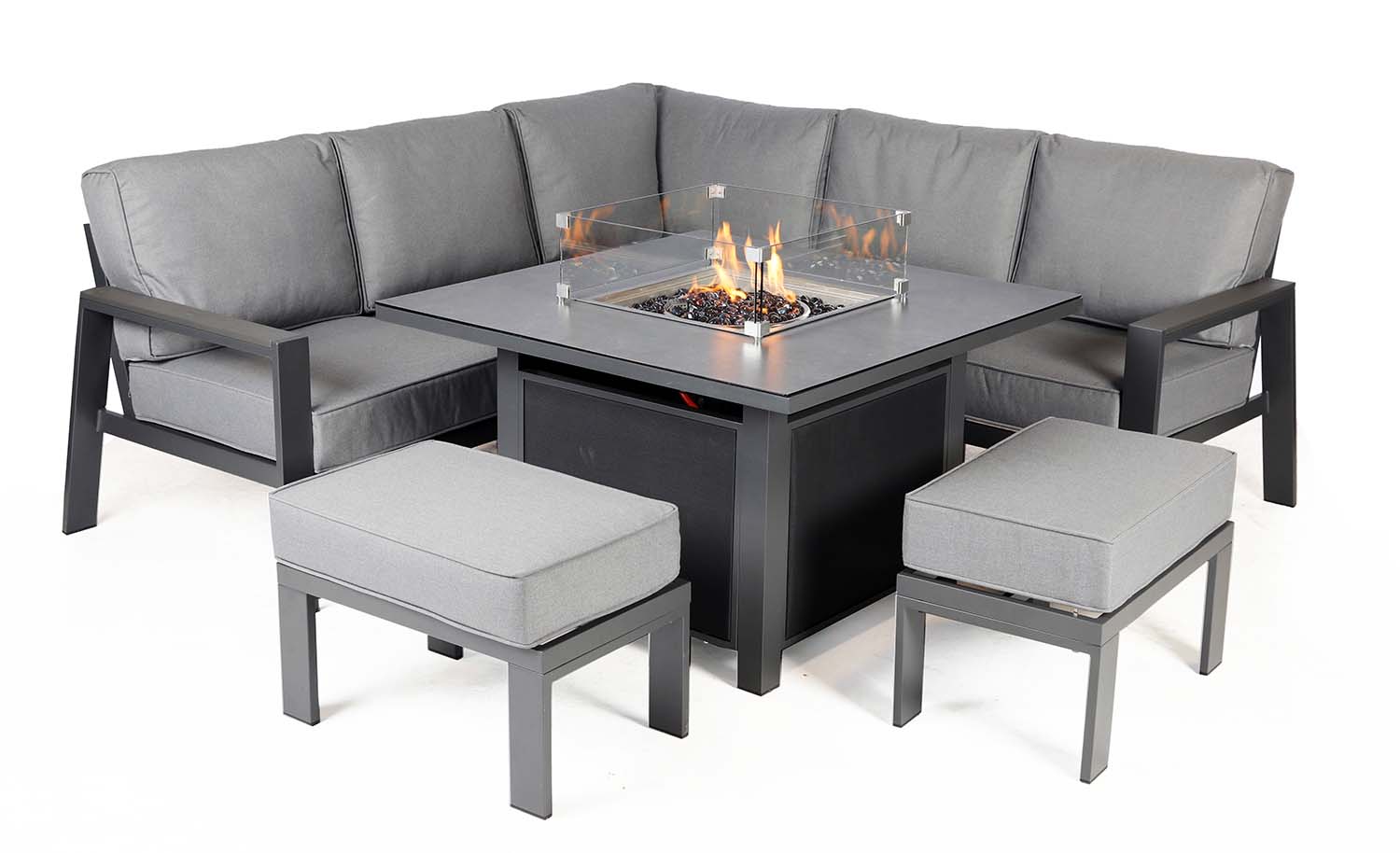 Supremo Melbury Mini Modular  Set with Fire Pit Table