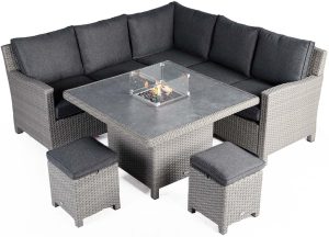 Supremo Catalan Mini Modular Set with Fire Pit Table | Shackletons