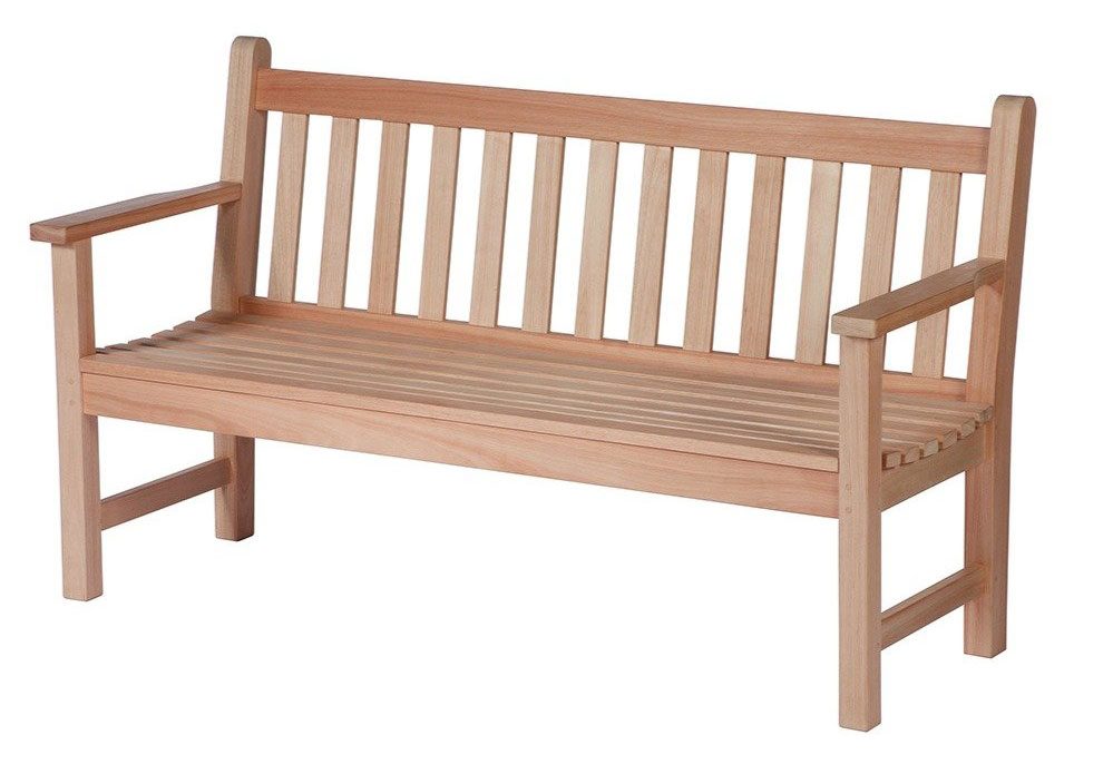 Barlow Tyrie Lavenham Garden Bench 150 - Eucalyptus (Excluding Cushion)