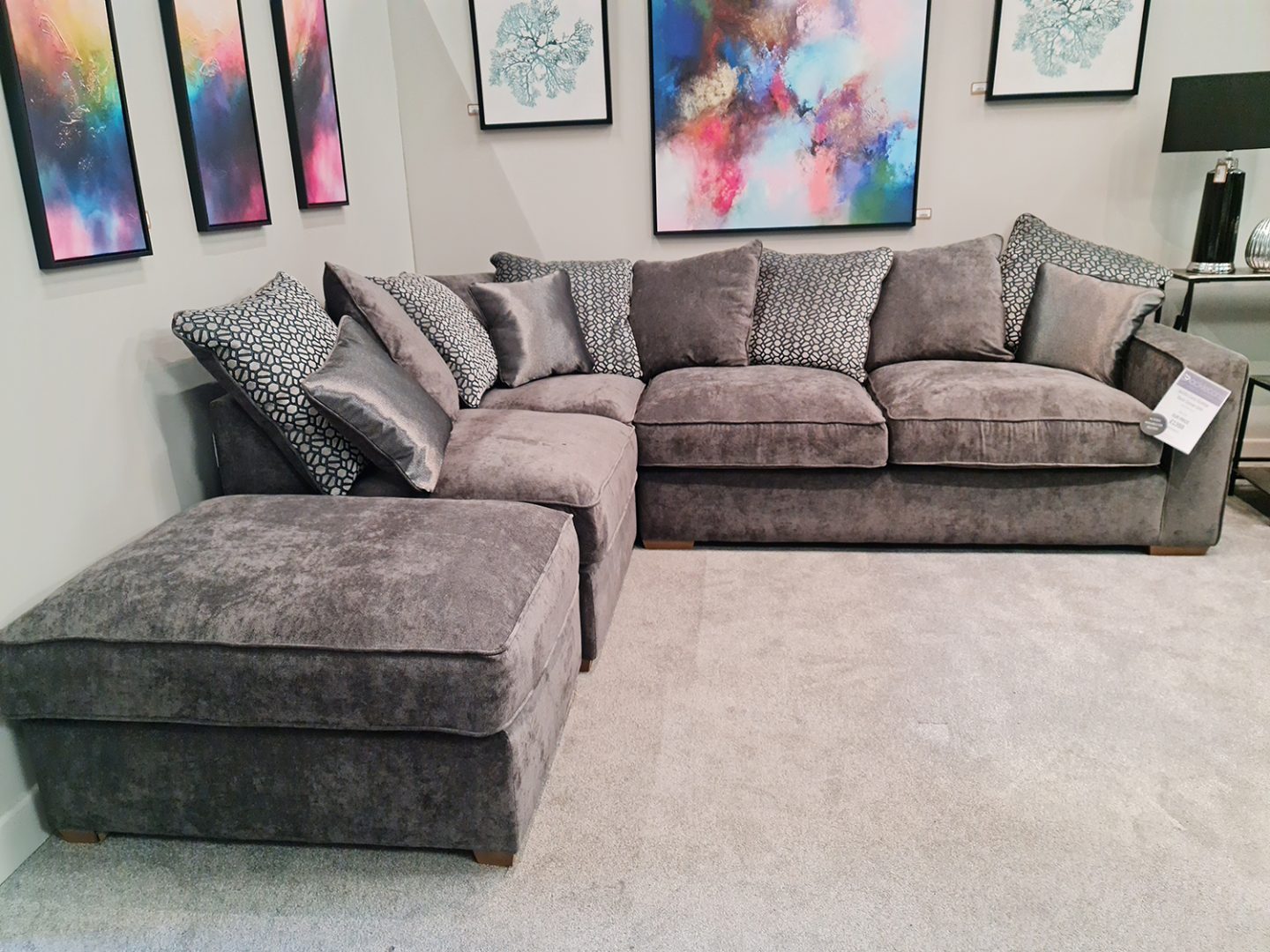 Monte Carlo (RH2+LFC+FST) Scatter Back Sofa in Kingston Charcoal