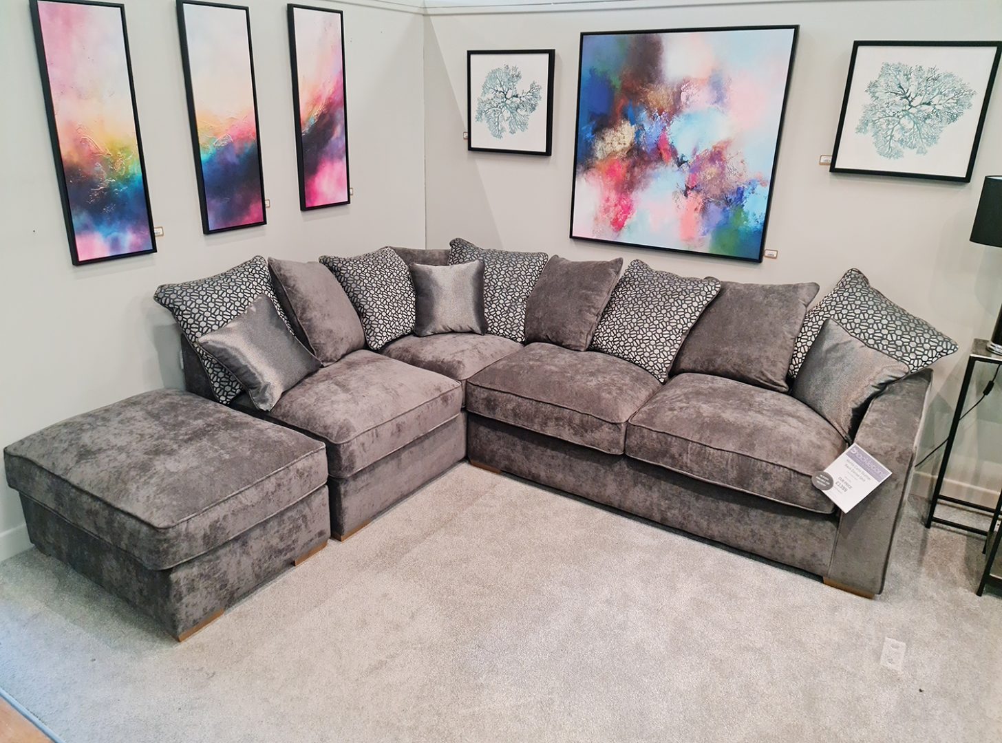 Monte Carlo (RH2+LFC+FST) Scatter Back Sofa in Kingston Charcoal