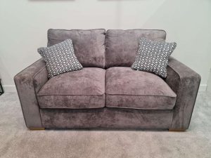 Monte Carlo 2 Seater Standard Back Sofa in Kingston Charcoal | Shackletons