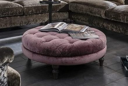 Spink & Edgar Loren Stool shown in Opium Pink Topaz