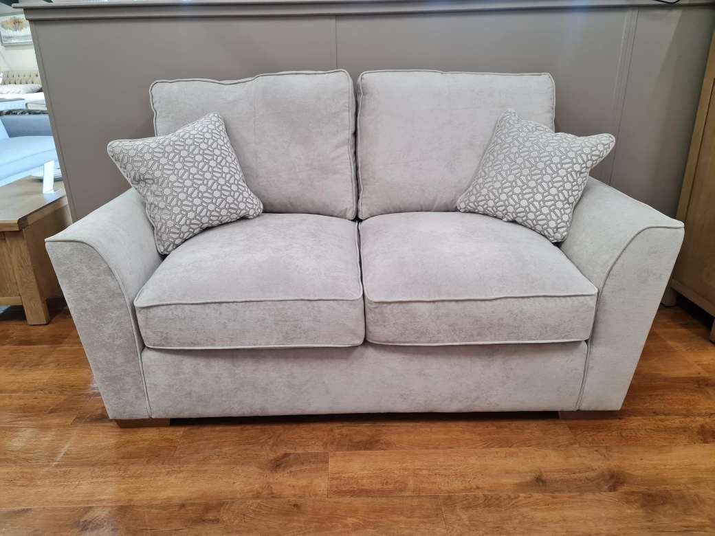 Bentley 2 Seater Sofa Standard Back in Kingston Silver