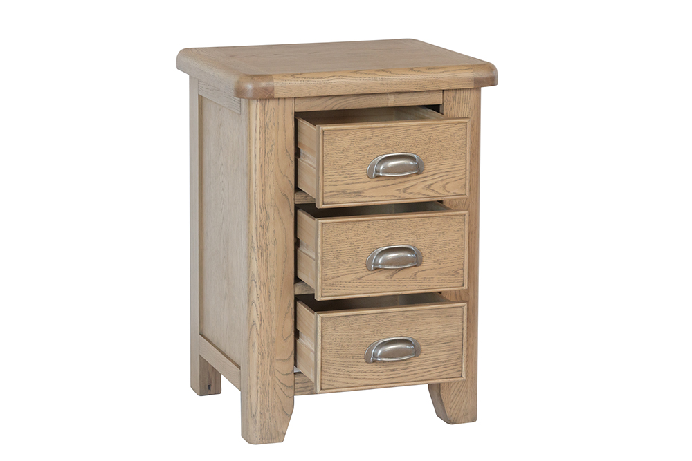 Kettle Interiors Parker Natural Large Bedside Cabinet