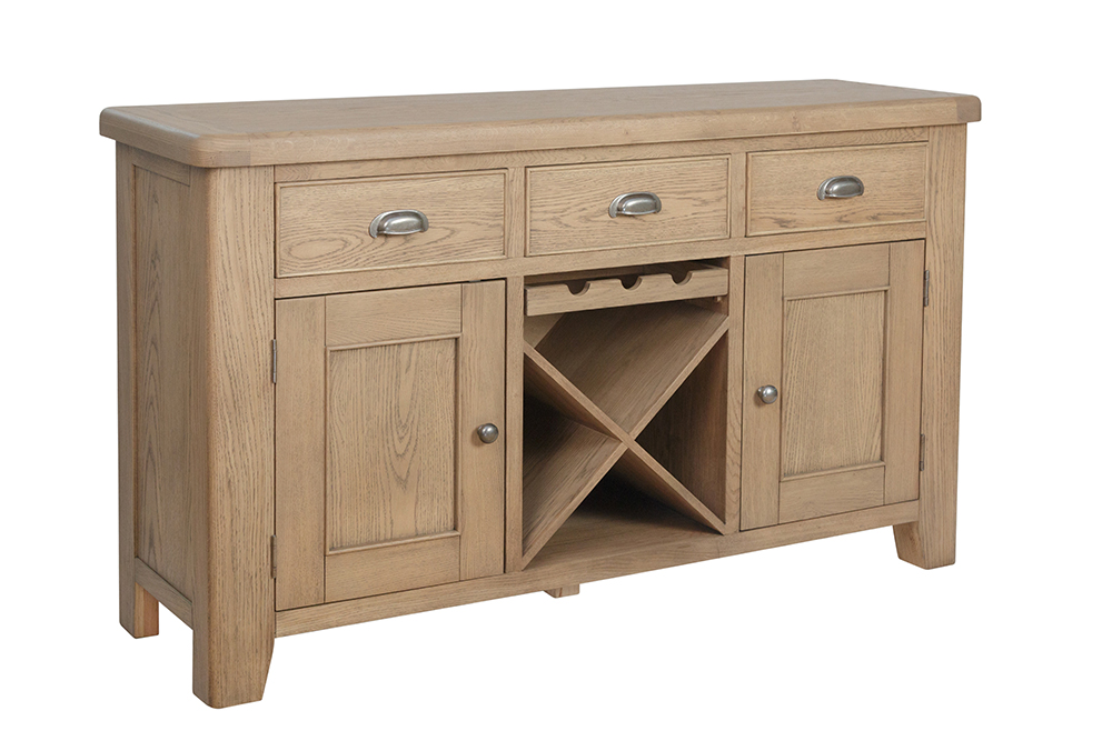 Kettle Interiors Parker Natural Large Sideboard | Shackletons