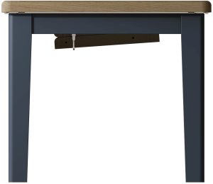 Kettle Interiors Parker Dining Blue 13m Butterfly Extending Table | Shackletons