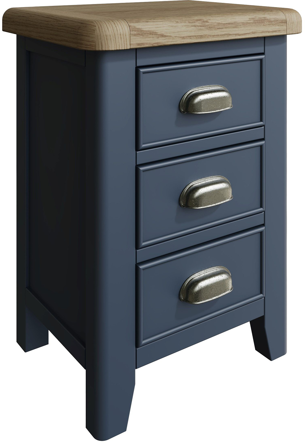 Kettle Interiors Parker Bedroom Blue Bedside Cabinet