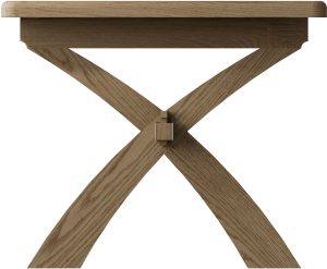 Kettle Interiors Parker Natural 20m Cross Leg Fixed Dining Table | Shackletons