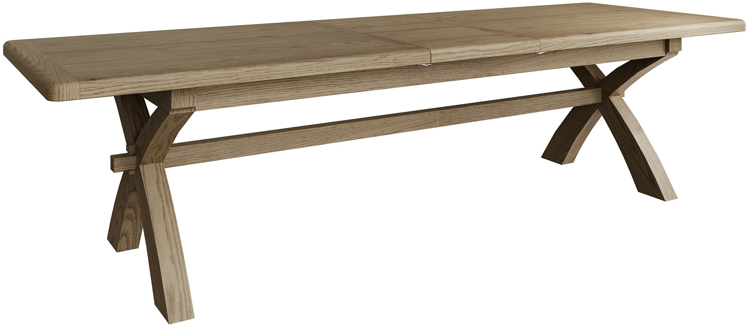 Kettle Interiors Parker Natural 2.5m Cross Leg Dining Table